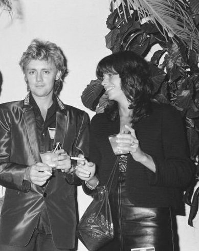 A picture of Roger Taylor and Dominiue Beyrand back then.
